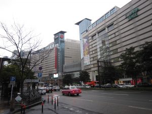 西鉄天神高速バスターミナル 建物 西鉄福岡（天神）駅と同じビルです