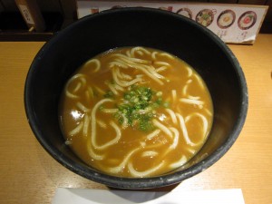 カレーのおうどん うどん玉二つ つるとんたん 六本木店にて