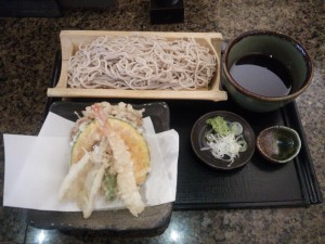 天ぷらせいろそば 宮前平源泉 湯けむりの庄にて