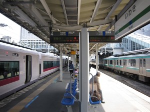 JR常磐線 いわき駅 ３・4番線 主に竜田方面行き列車が発着します