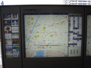 JR東海道本線 清水駅 西口 案内図