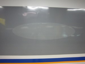 JR北陸本線 681系 特急しらさぎ 側面 わざわざTHUNDER BIRDのロゴを消してあります