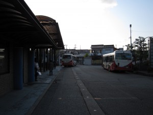 北陸鉄道 浅野川線 内灘駅 駅前バス乗り場