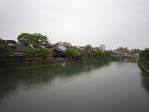 金沢 主計町茶屋街 浅野川から撮影