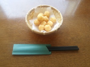 かりかりチーズ 天然温泉 楽天地スパにて