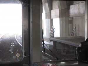 えちぜん鉄道 三国芦原線 福大前西福井駅 低いホームと高いホームがあります