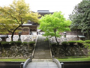 大本山 永平寺 中雀門 山門から撮影