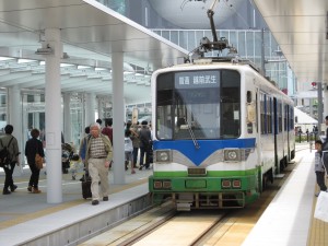 福井鉄道 800型 前面 福井駅にて