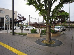 福井鉄道 越前武生駅 (旧:武生新駅) 駅前ロータリー
