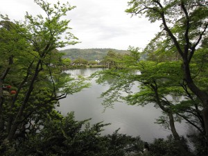 金沢 兼六園 霞ヶ池 栄螺山から撮影