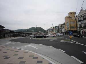 伊豆箱根鉄道駿豆線 修善寺駅 駅前ロータリー タクシー乗り場