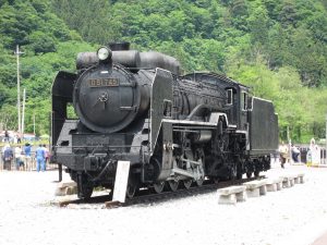 D51 745 蒸気機関車 水上駅 SL広場にて