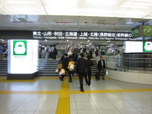 JR東海道線 東京駅 東北・山形・秋田・北海道・上越・北陸新幹線乗り換え改札口