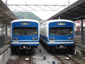 伊豆箱根鉄道 駿豆線 3500系 正面 修善寺駅にて