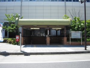 JR北上線 北上駅 東口と西口を結ぶ地下通路入り口