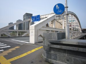 岩手 盛岡 開運橋 大通方向から撮影
