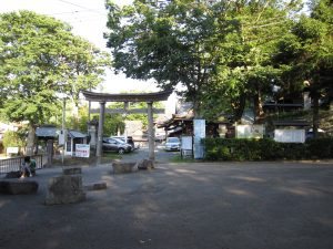 岩手 盛岡 桜山神社 境内 盛岡城址公園側から撮影