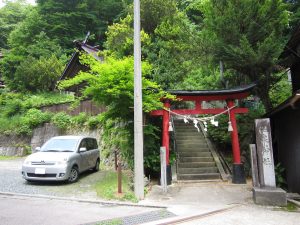 岩手県 花巻市 台温泉 温泉神社 鳥居
