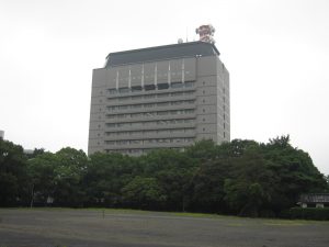 大分県庁 大分城址公園から撮影