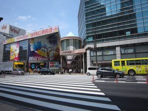 大分市の繁華街 セントポルタ中央町 大分駅側からの入り口