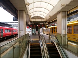 JR久大本線 大分駅 7番線・8番線 主に湯布院方面行きの列車が発着します