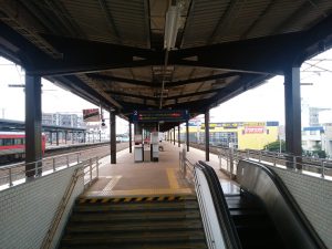 JR日豊本線 別府駅 主に博多、小倉、臼杵方面行きの列車が発着します