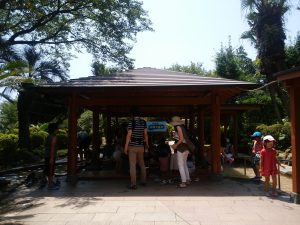 鉄輪温泉 地獄めぐり 海地獄 足湯