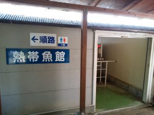 鉄輪温泉 地獄めぐり 白池地獄 熱帯魚館 もう一つの建物の入り口