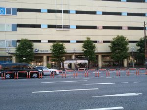 大分交通 別府北浜バスターミナル 大分空港方面行きのバス停は、トキハ百貨店の前にあります