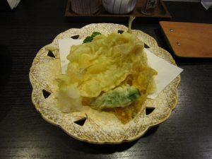 キスの天ぷら 土佐の國 二十四万石にて