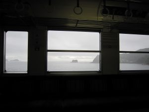 JR土讃線 須崎駅付近 車窓から海が見えます