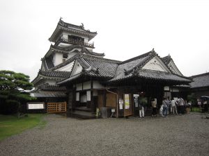 高知城 天守閣入口