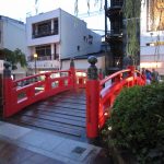 はりまや橋 近年作られた記念撮影用の橋