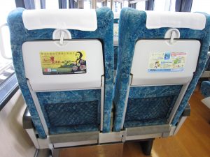 JR四国 2000系 特急南風 自由席シート 後ろから撮影