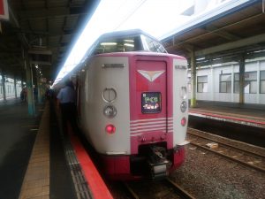 特急やくも 岡山側 前面 松江駅にて