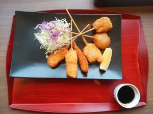 串揚げ盛り合わせ 美楽温泉 SPA HERBSにて