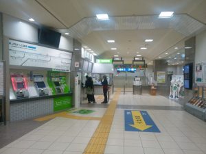 JR山陰本線 出雲市駅 改札口と切符売り場