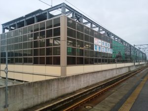 一畑電車 電鉄出雲市駅 高架ホーム