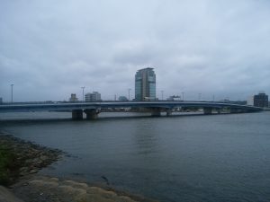 宍道湖大橋 全景 松江しんじ湖温泉から