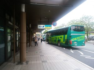 岡山空港 国内線出発ロビー入口