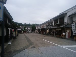 倉敷 美観地区 倉敷中央通りからの入り口