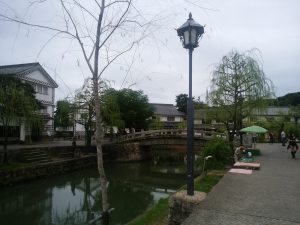 倉敷 美観地区 中橋 ここが美観地区の中心です