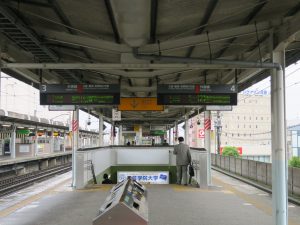 JR外房線 茂原駅 3番線・4番線 主に勝浦・安房鴨川方面行きが発着します