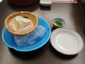 冷奴 箱根湯本温泉 天成園にて