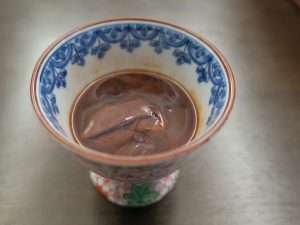 ほたるいかの沖漬け 箱根湯本温泉 天成園にて