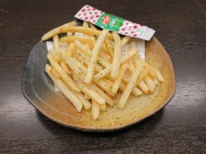 フライドポテト 天然温泉平和島にて
