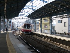 京浜急行 600系 正面 平和島駅にて撮影 Canon PowerShot G9Xで撮影