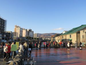 小樽運河 浅草橋 多くの観光客が訪れています