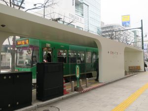 札幌市電 西4丁目電停 内回りホーム