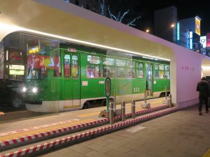 札幌市電 狸小路電停 内回りホーム